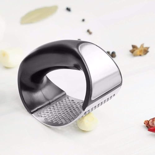 Miniatura 3 de Garlic Press, Mincer, Crusher, Stainless Steel, Garlic Chopper, Smash Garlic