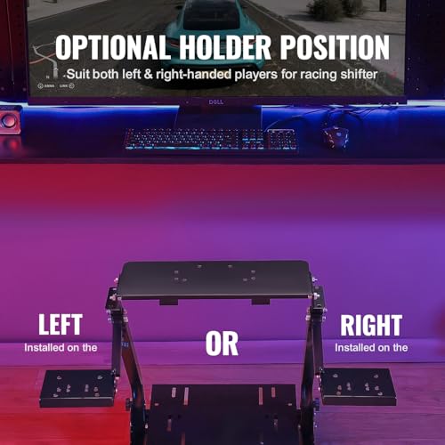 Vevor RACING STEERING WHEEL STAND Fit For Logitech G27/G25/G29, Thrustmaster T80 T150 Tx F430 Gaming Wheel Stand thumb #6