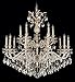 Schonbek 5685-84SH Swarovski Lighting Milano Chandelier, Royal Pewter