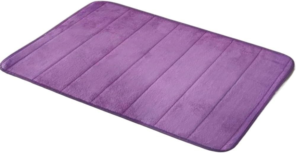 Non Slip Alfombrilla De Baño Antideslizante Con Absorción De Agua, Alfombra De Espuma Viscoelástica De Forro Polar Coral, 60x90cm Bathroom Rugs (Color : Color 10, Size : 60x90cm)