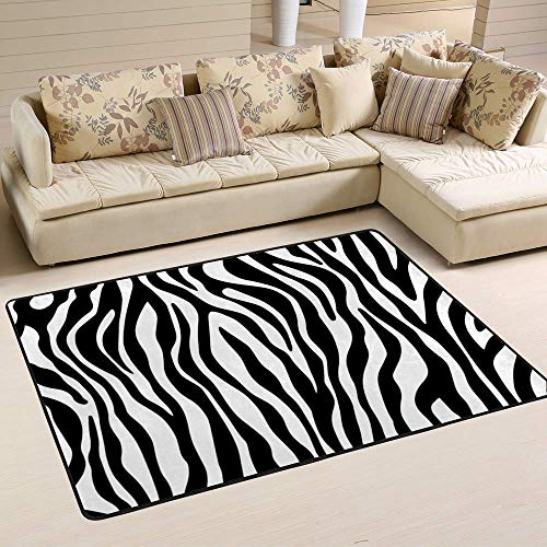 Tapis antidérapant pour intérieur lavable au design rayures dans la cuisine