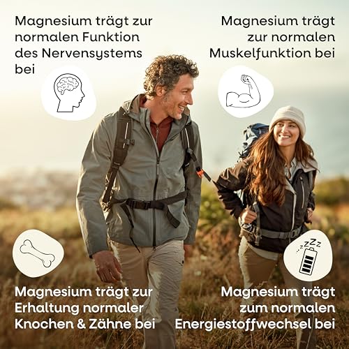 Magnesium Gummies hochdosiert - 180mg Magnesium für Kinder & Erwachsene aus Magnesiumcitrat für Muskeln und Nerven - laborgeprüft vegan Alternative zu Kapseln & Tabletten - 60 Stk hochdosiert