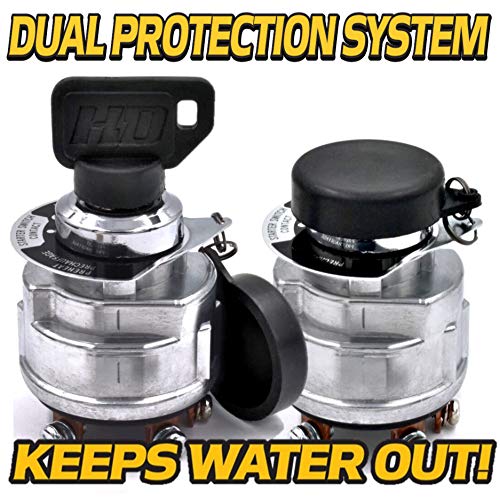 Hd Switch Ignition Key Starter Switch Assembly Replaces Kubota Engine 66706-55120 W/ 3 Keys And Protective Storage Cap #TOP4