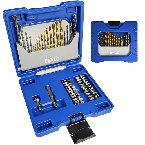 EVALD Estojo de Brocas e Pontas Kit com 41 Peças EV-EBB41