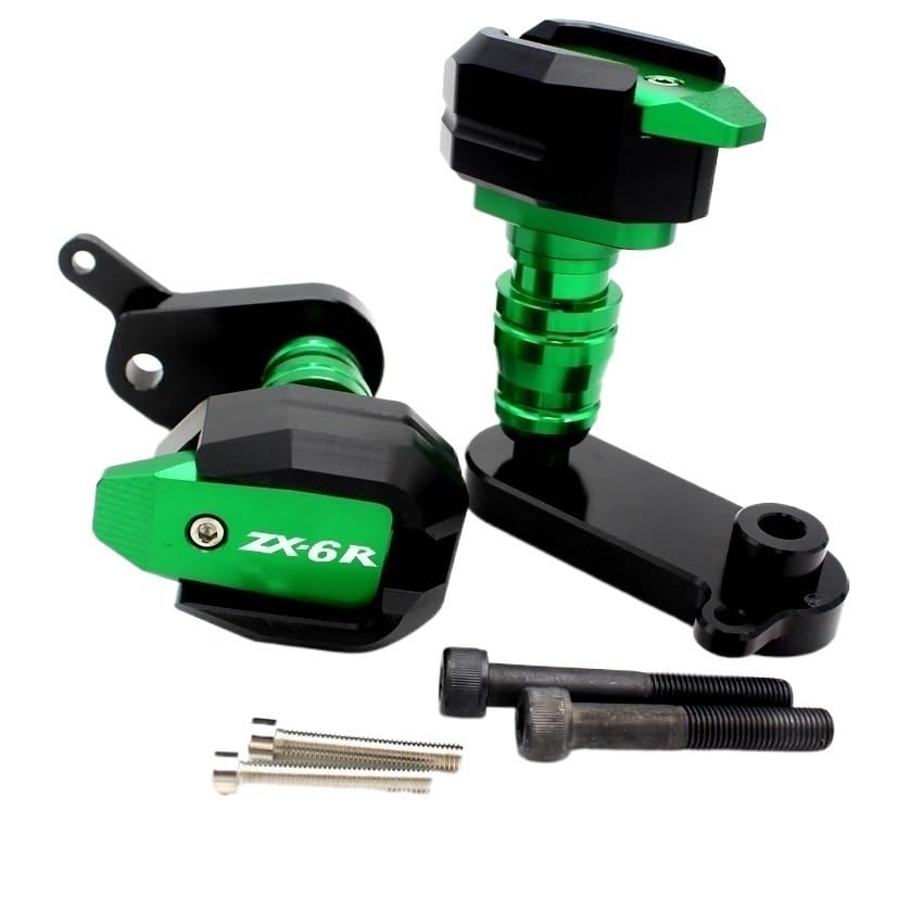 Amazon.com: TEMKIN W ZX 6R Frame Sliders for Kawasaki ZX6R 2009