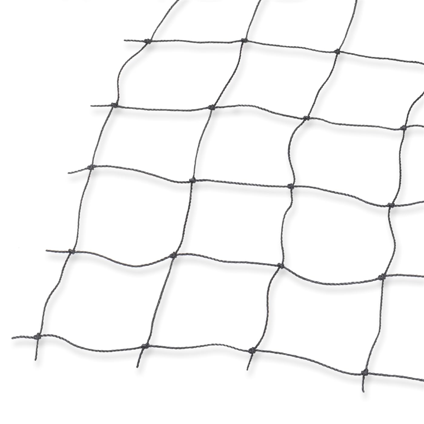 VOSS.farming Red de protección 10x5 m, Red de protección para Aves de Corral, Red de protección para garzas, Red para arriates, cobertor para estanques, Protección para estanques, Negro