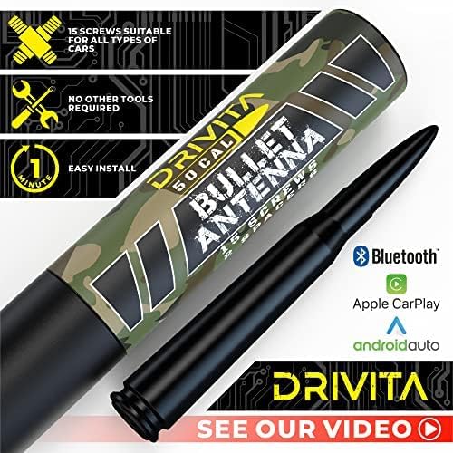 Miniatura 2 de Antena 50 Cal Bullet fabricada en Estados Unidos para Dodge RAM  Accesorios Dodge RAM para camionesautomóviles  Compatible con todos los años y