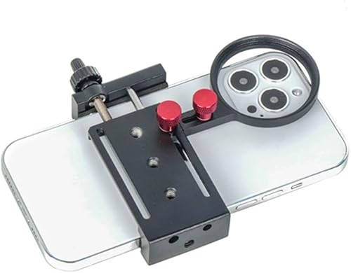 Miniatura 6 de Came-TV - Soporte de trípode de aluminio para teléfono con adaptador de 2.047 in para filtro y lente con soporte de zapata fría, abrazadera