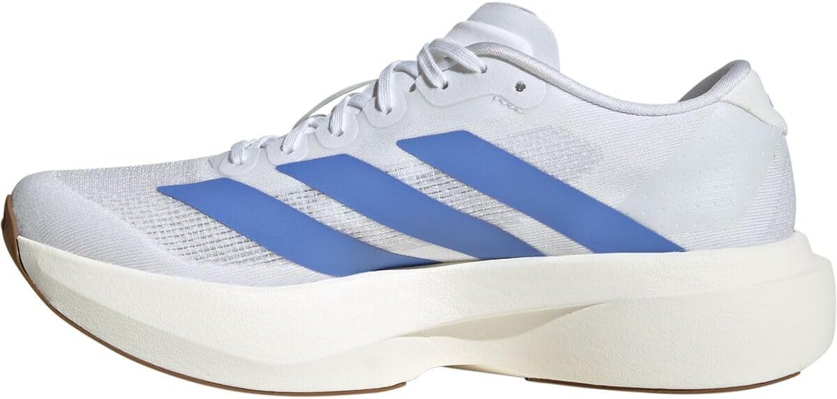 Adidas Women's Adizero Evo SL W FTWR whiteBlue Fusion/Off White 12 US