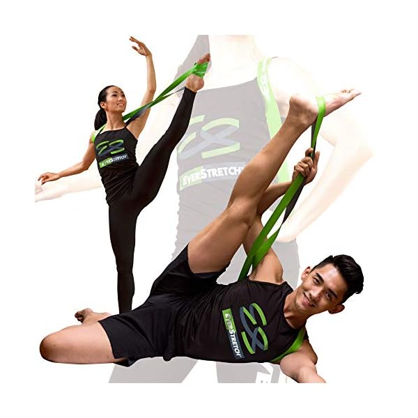 EverStretch-Ballet-Stretch-Band-Premium-2-Layer-Dance-Stretch-Band-for-Hands-Free-Flexibility-Training-Ballet-Band-Stretching-Equipment-for-Dance-Cheer-and-Gymnastics EverStretch Ballet Stretch Band Dance Equipment: 2-Layer Latex Dance Stretch Band for Flexibility Training. Stretch Bands for Dancers. Stretching Bands for Flexibility, Cheer, Pilates and Yoga.