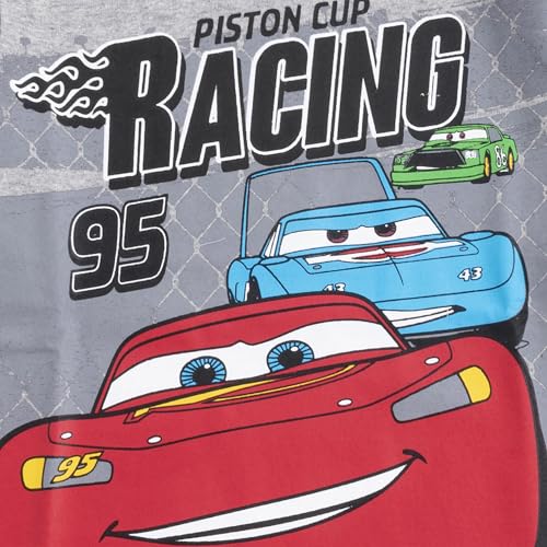 Disney Cars Lightning McQueen Boys 3 Pack Long Sleeve Shirt for Toddler and Big Kids3