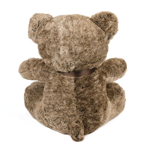 Image of Kidology Plush Toy Pillow, Reversible Bunny, Cute Rabbit Sofa Pillow, Easter Bunny Stuffed Animal Cute Rabbit Plushie Birthday Gift for Boys Girls (Medium, Teddy Bear Brown - 40cm)