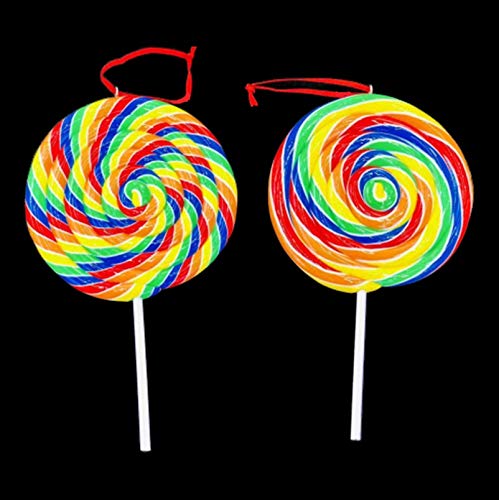 SHATCHI Christmas Tree Hanging Decorations Lollipop Pendants Candy Cane Tree Wall Home Décor Ornaments 2pcs Set, 12x8cm - Image 4