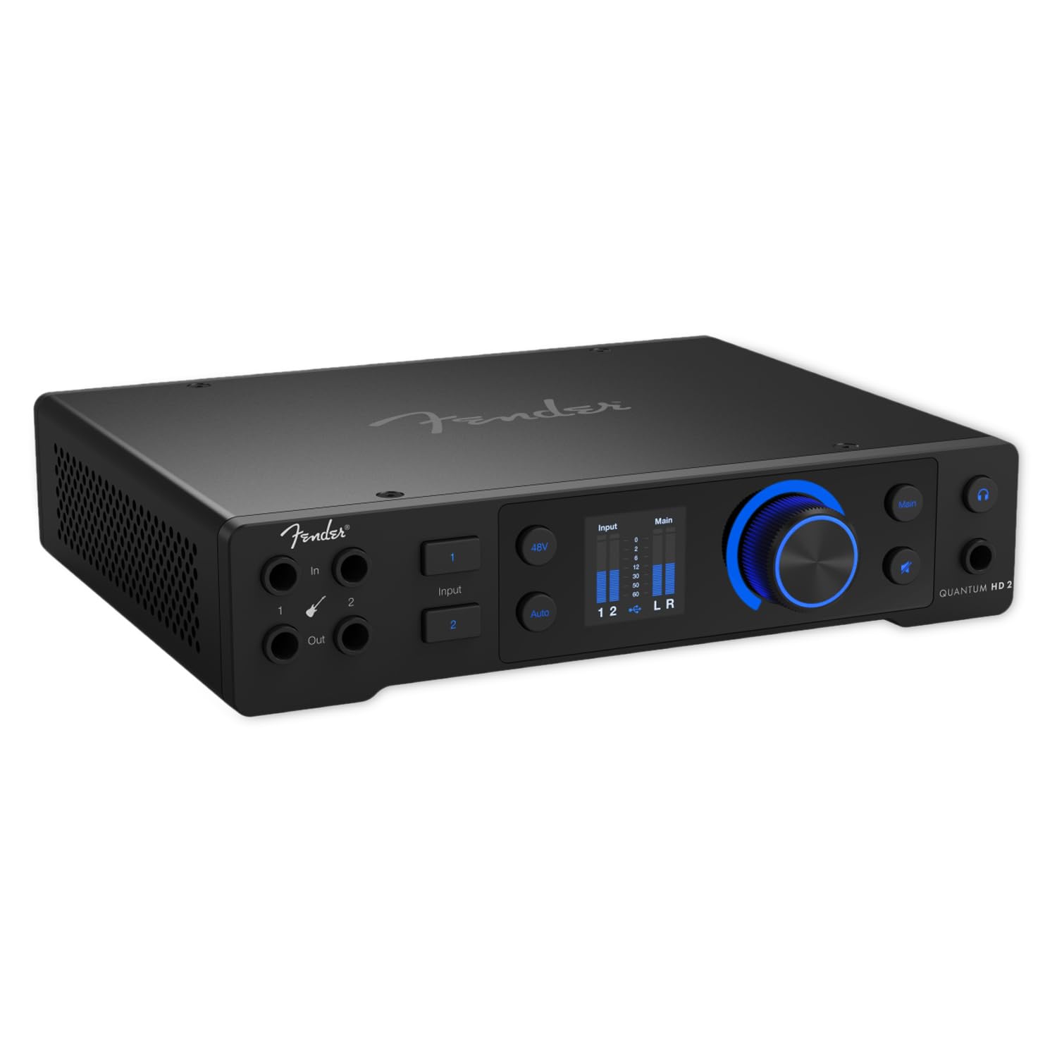 Fender Quantum HD 2 - Interfaz de audio USB-C (20 x 24 canales, con auriculares keepdrum)
