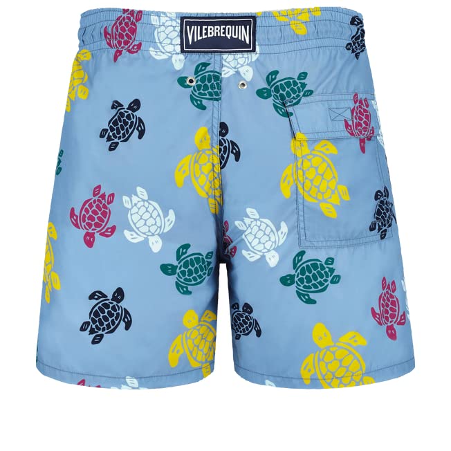 Men Classic Swim Short in Ronde Des Tortues Multicolore2