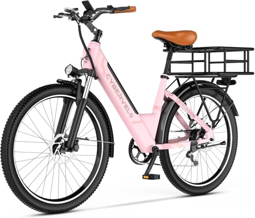 YorkE 26“ Electric Bike for Adult,750W Peak, up 80 Miles Removable Battery Ebike,Adult Electric Bicycles for All Terrain,Men Women E Bike, 7-Speed image 9