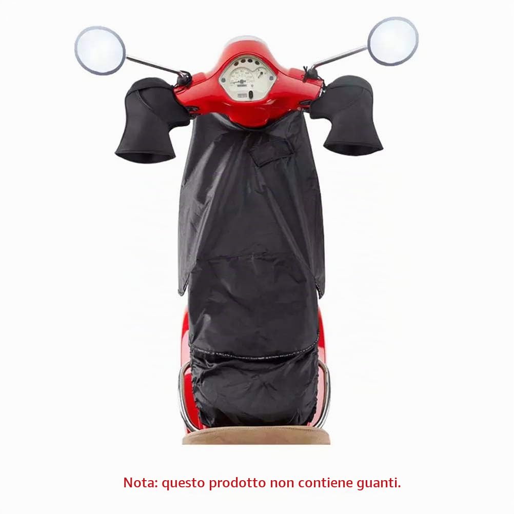 Grembiule scooter protezione contro freddo e pioggia impermeabile con fascia riflettente, per conducente in inverno