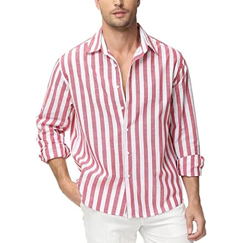 Camisa Rayas Hombre Manga Larga Alivebody Cover