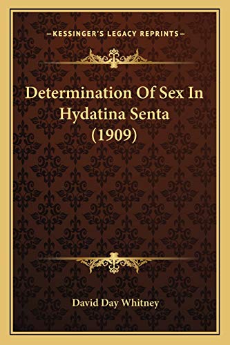 Determination Of Sex In Hydatina Senta (1909)