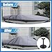 VekAuto 2pcs Boat Cover Support Pole Adjustable Height from 12