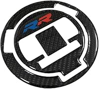 Vista 5 de Adhesivo de fibra de carbono para motocicleta, almohadilla de tanque de gasóleo, combustible, protector de tanque, emblema compatible con BMW