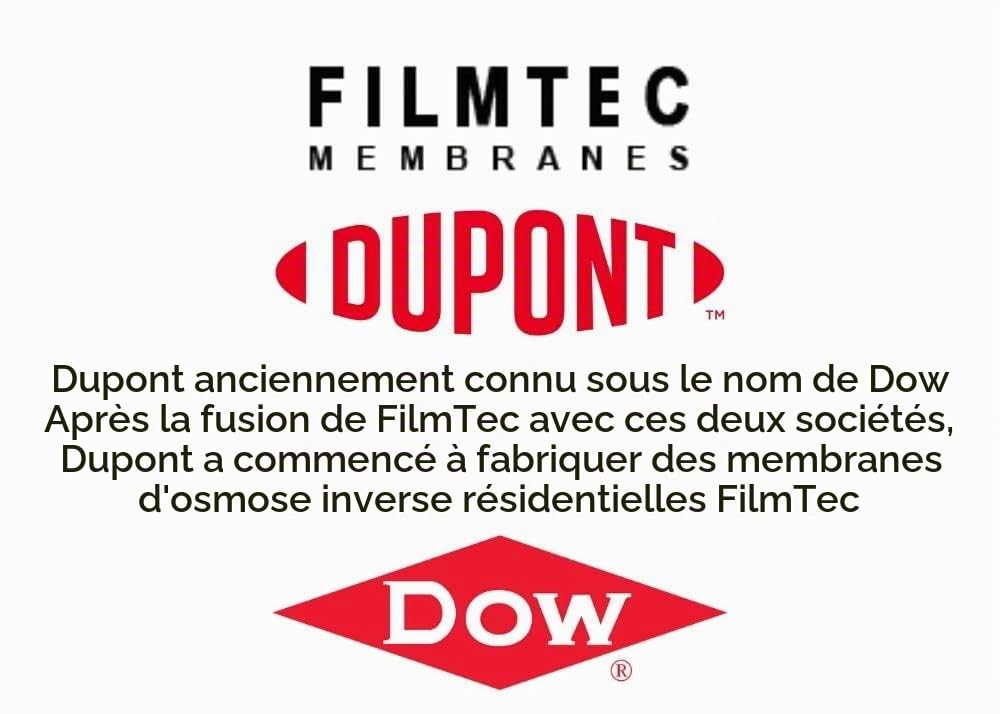 Dow Filmtec TW30-1812-75 75 GPD Membrane Filmtec, Bleu, 1 Pack