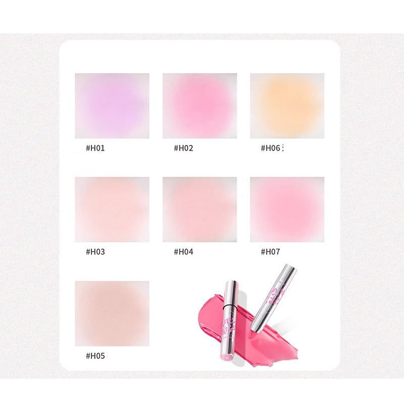1 PC NEIYOU Cream Blush Pencil Blusher Balm, Multi Purpose Matte Nude Pink Orange Makeup Blusher Balm, Blusher Color (H03, 3.5g)