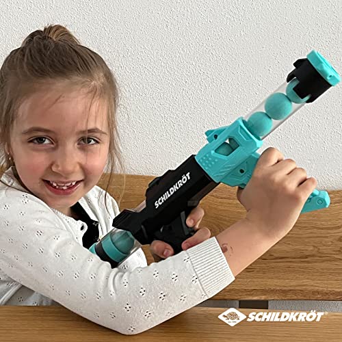 Schildkröt® Schaumballpistolen Ersatzbälle, 6 orange und 6 Blaue Ersatzbälle für die Schildkröt Fire Blaster, Durchmesser 2,7cm