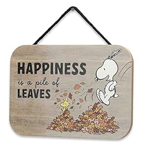 Peanutssnoopyhappinessisapileofleaveshangingwoodwalldecorcutesnoopysignforfallhomedecorating Urban Country Home Decor Peanuts snoopy happiness is a pile of leaves hanging wood wall decor cute snoopy sign for fall home decorating urban country home decor