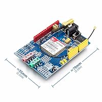 SIM900 GPRS/GSM Shield Development Board Quad-Band Module with Antenna | SIM900 GPRS/GSM-Schild Entwicklungsboard Quad-Band-Modul mit Antenne – Ansicht 2