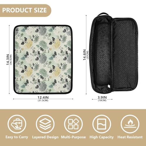 Organizador de herramientas para cabello 2 en 1 con tapete para plancha, soporte para rizador y bolsa de viaje para planchas, rizadores, y herramientas de peinado miniatura 4