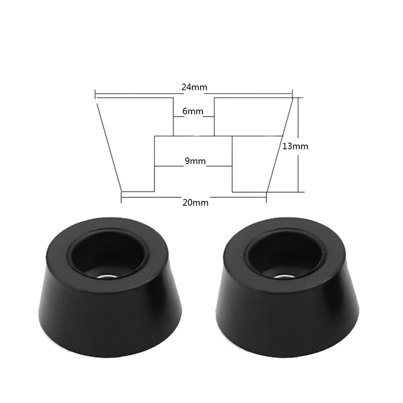 Compatibile con Prusa, piedini antivibranti 4-8set for MK3 | Tappetino di atterraggio in gomma, for profilo 2020, for MK3, resistente e stabile(4set)