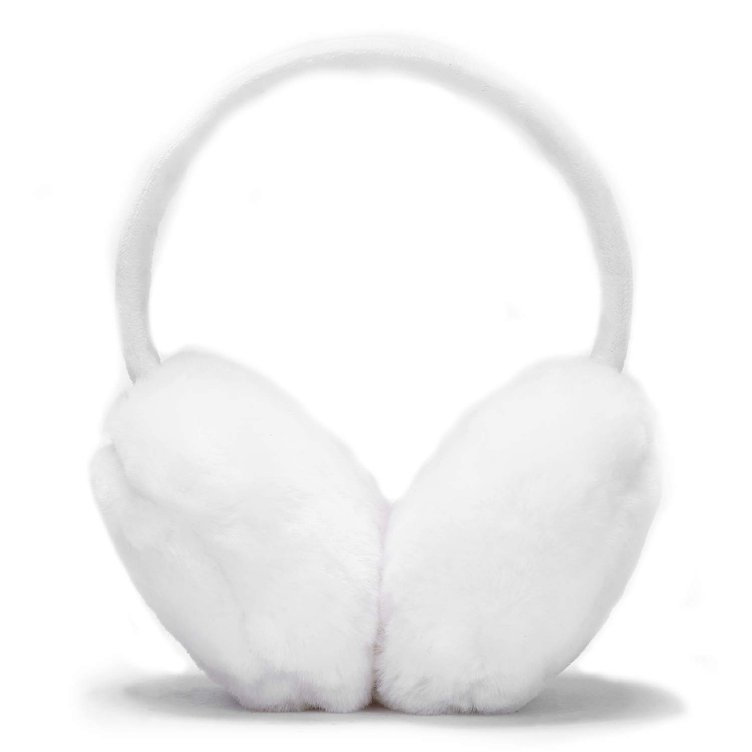 MosaWomens Girls Winter Outdoor Sheepskin Ear Warmers Fluffy Soft Shearling Ear Muffs