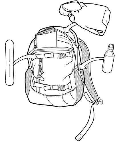 Burton, Zaino Unisex Adulto Dayhiker 25L, Nero