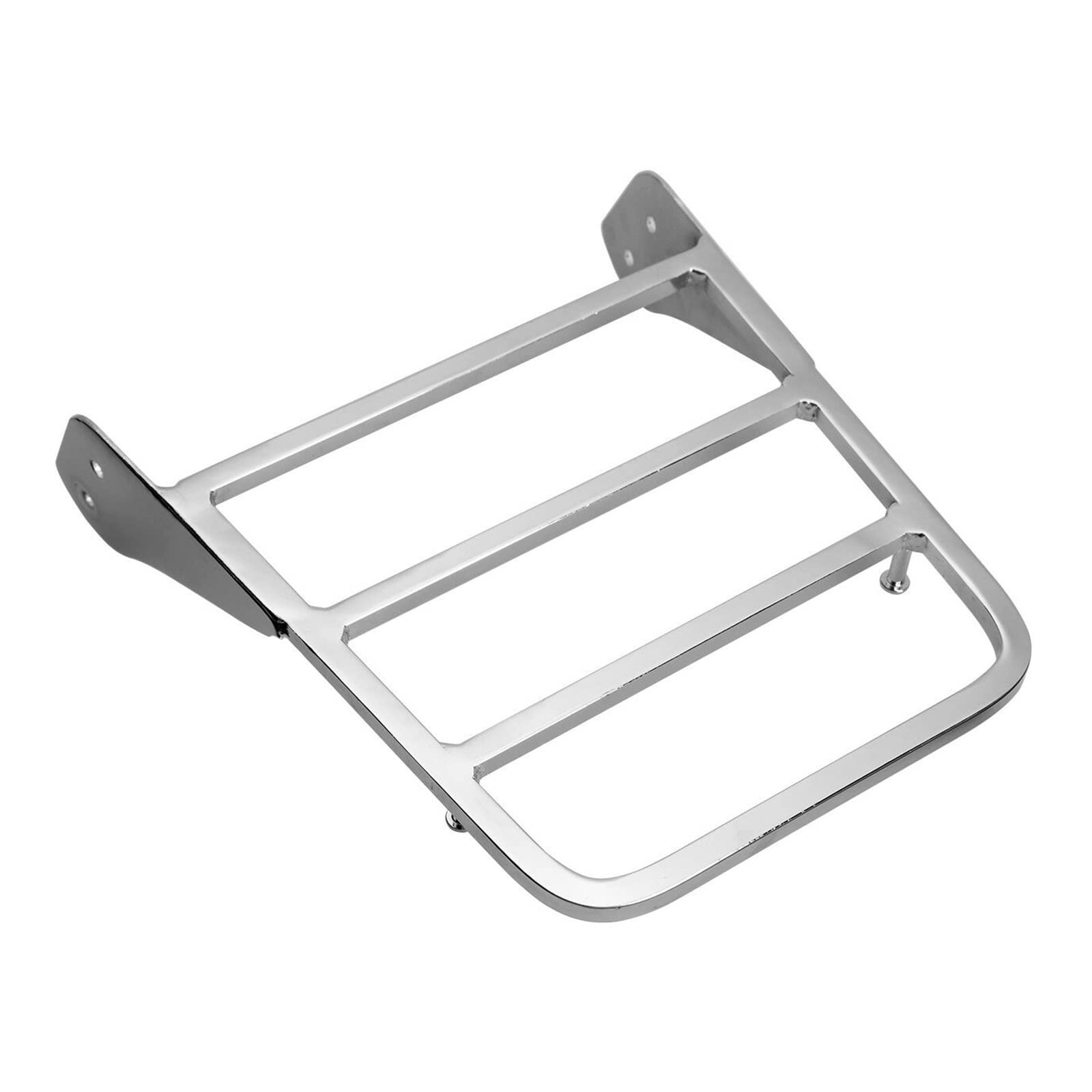Porta Bagagli Per Yamaha Per V-Star 400 650 1100 Per Classic Per XVS 1998-2011 Posteriore Del Motociclo Per Sissy Bar Portapacchi Chrome Schienale Staccabile Portabagagli