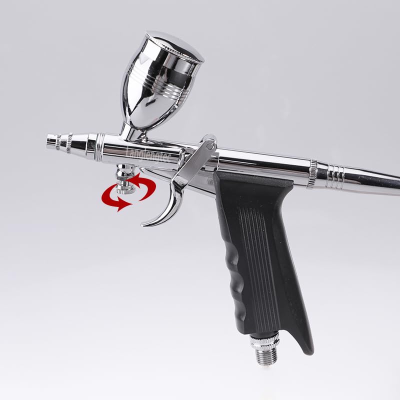 Langlengtec Airbrush Kit with 3 Cup Hose and Airbrush Accessories, Airbrush Gun for Spray Art Hobby