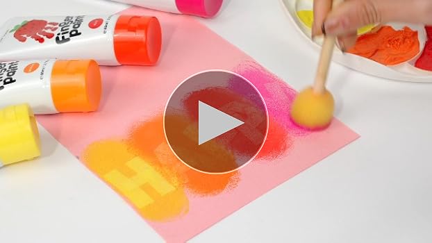 Amazon.com: Jar Melo Washable Finger Paints for Toddlers, 7