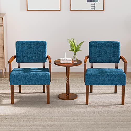 Fagaga Accent Chair Set Of 2 With Table, Living Room Chairs With Soft Seat And Armrests For Living Room Bedroom Reading Room Waiting Room #TOP3