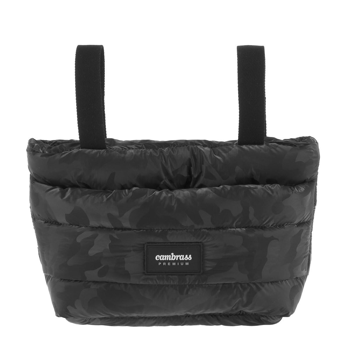 Cambrass - Bolso carro maternal para bebe - bolso de maternidad para carritos de bebe - organizador para pañales y otras cosas de bebe - Cripsi Negro 13x38x20 cm