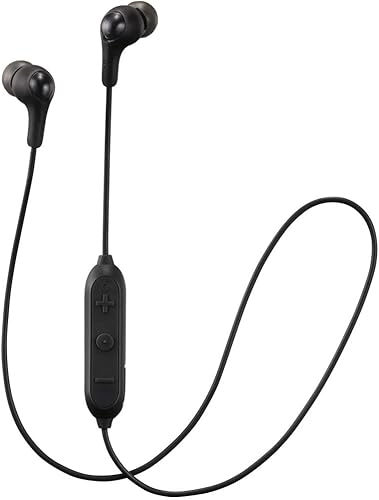 Miniatura 1 de JVC Auriculares inalámbricos suaves con puntas Stayfit, control remoto y micrófono y Bluetooth negro (HA-FX9BTB)
