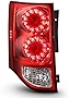 VIPMOTOZ Driver Side OE-Style Red Lens Left LED Tail Light Lamp Assembly Replacement For 2011-2020 Dodge Grand Caravan Minivan 5182535AD