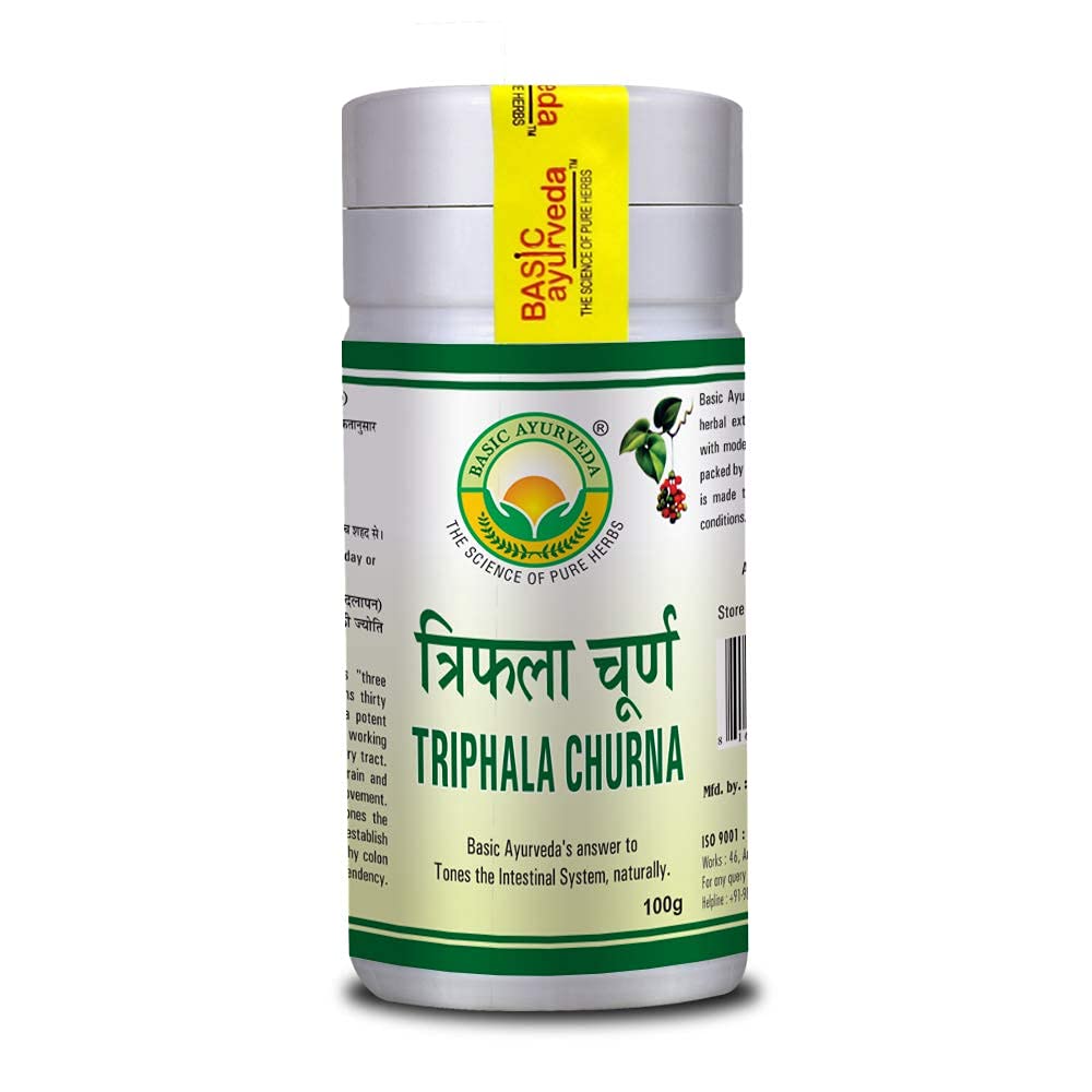 BASIC AYURVEDA Triphala Churna 100gm | Ayurvedic Supplements For Stomach Health | A Powerful Blend Of Ingredients Extra Strength Formula (B082SQNWHL) Amazon Price History, Amazon Price Tracker