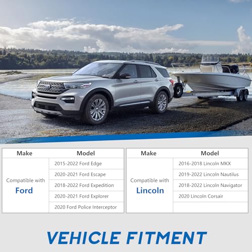 Image of BHB Liftgate Lock Actuator Compatible with Ford Explorer Edge Escape Expedition Police Interceptor Lincoln MKX Navigator Nautilus 2015-2022 Rear Lift Gate Lock Motor Replace FA1Z7443150 DS7Z-7443150-B