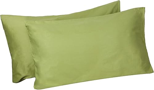 Miniatura 6 de Rockcloud Fundas de almohada 100% algodón tamaño estándar, ultra suave y fresco, hipoalergénico, paquete de 2, color azul crisantemo