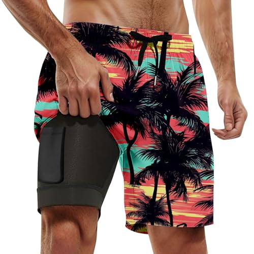 Short de bain homme court en lin pour l'été