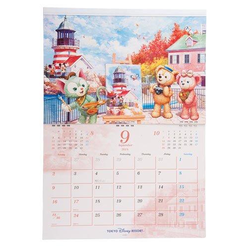 Amazon | ディズニー 2018年 壁掛けカレンダー 大 シール付き ミッキー