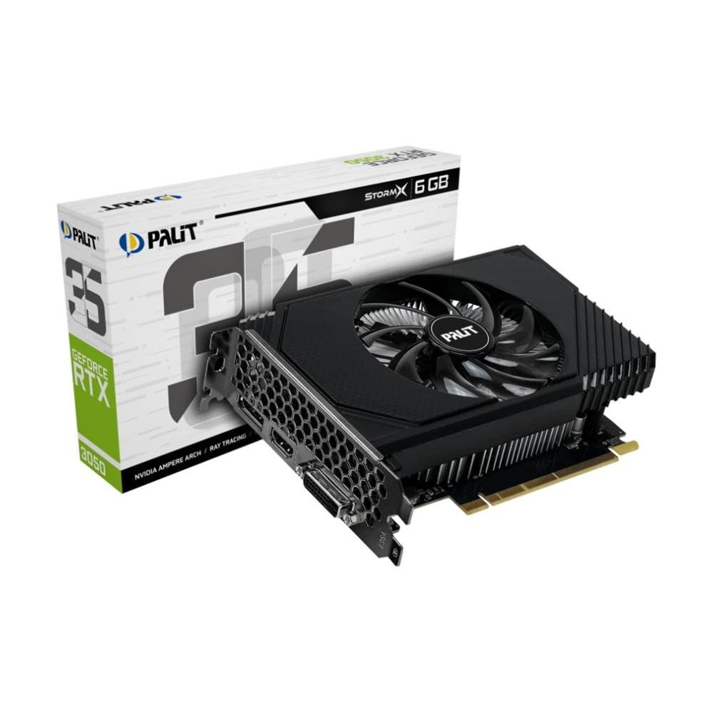 Palit GeForce RTX 3050 StormX (6GB GDDR6/PCI Express 4.0/1470MHz/14000MHz)