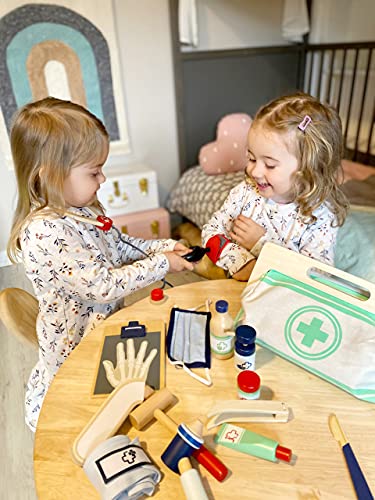 Small foot Wooden Doctor’s Bag set di giocattoli in legno 3y+ 1 pz - 3