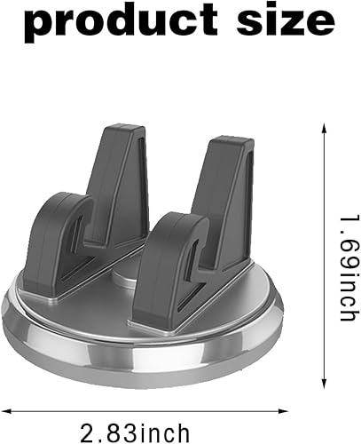 Miniatura 8 de 1 soporte para teléfono celular para tablero de automóvil, dispositivo de fijación de teléfono, soporte de navegación giratorio de 360 grados,