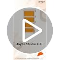 Image of Joyful Studio 4 XL Plastic Modular Drawer System, ORANGE Colour (31cmx39cmx80.9 cm)